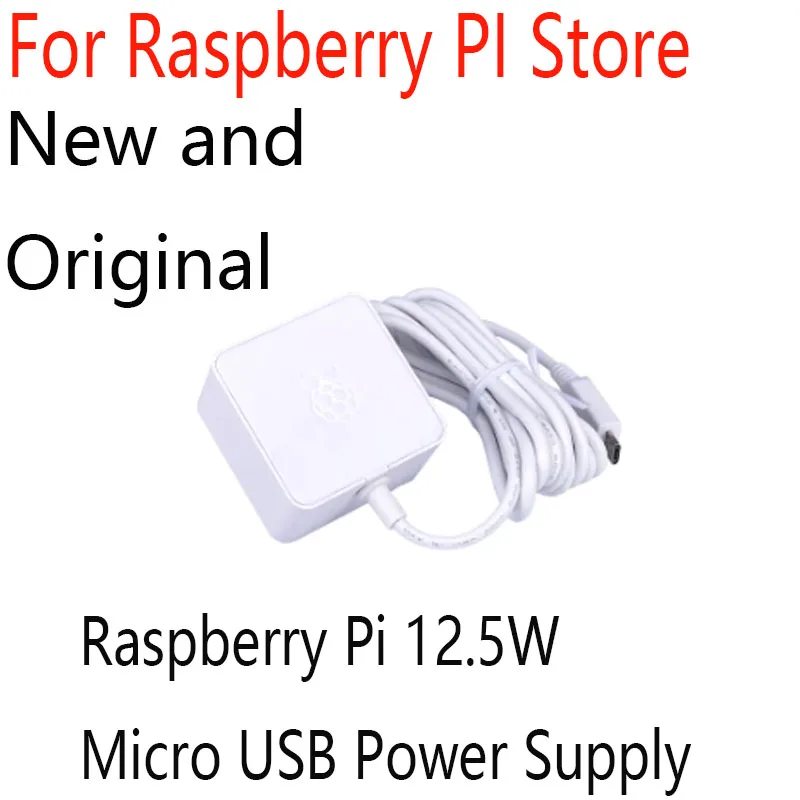 Adatto Per Alimentatore Ufficiale Raspberry Pi 3/2/1/Zero/Zero2W 12.5W 5 V2.5A Raspberry Pi 12.5W Micro Usb