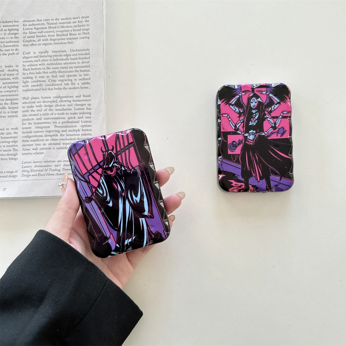 Shadow Appearance Case for iPhone External Battery