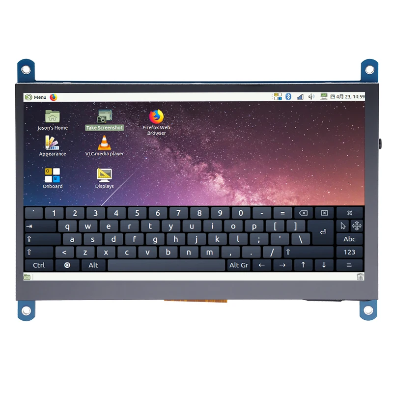 Ips Tft Lcd Monitor Touch Screen 1024x600 Rgb Pixels Usb Hdmi-compatível para Raspberry pi 4b 3b Mais Aida64 Novo 7 - Imagem 2