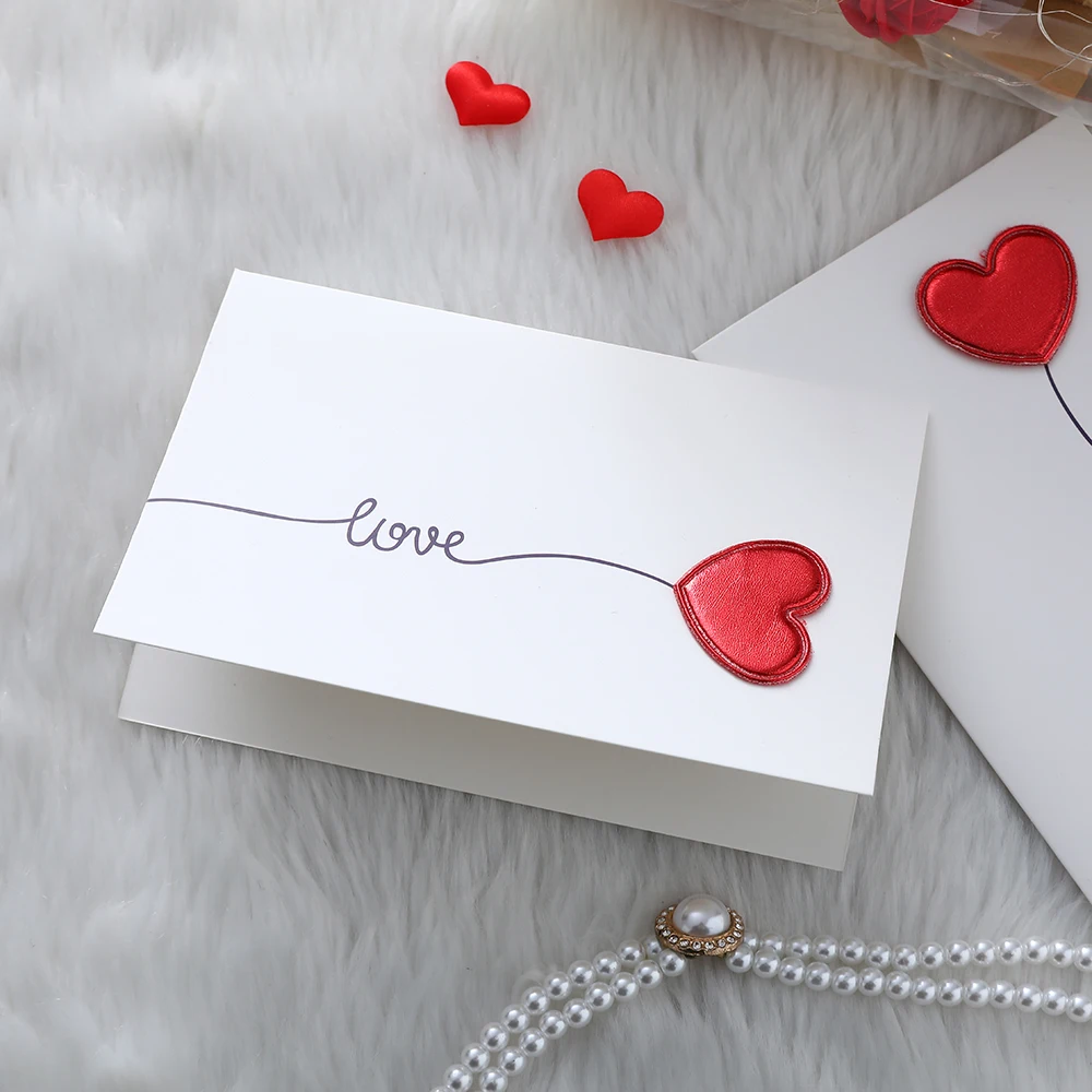 Love Postcard Valentines Day Gift Cards Wedding Invitation Greeting Cards Anniversary Couples Handmade