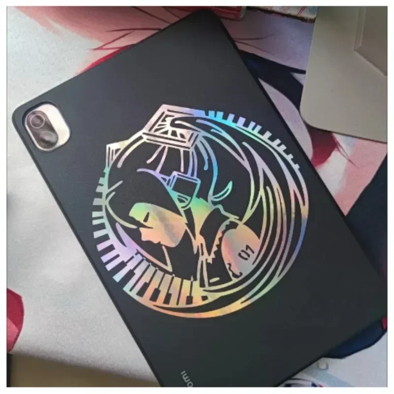 Miku colorful reflective laser car trunk sticker anime characters multicolored transparent sticker DIY laptop decor