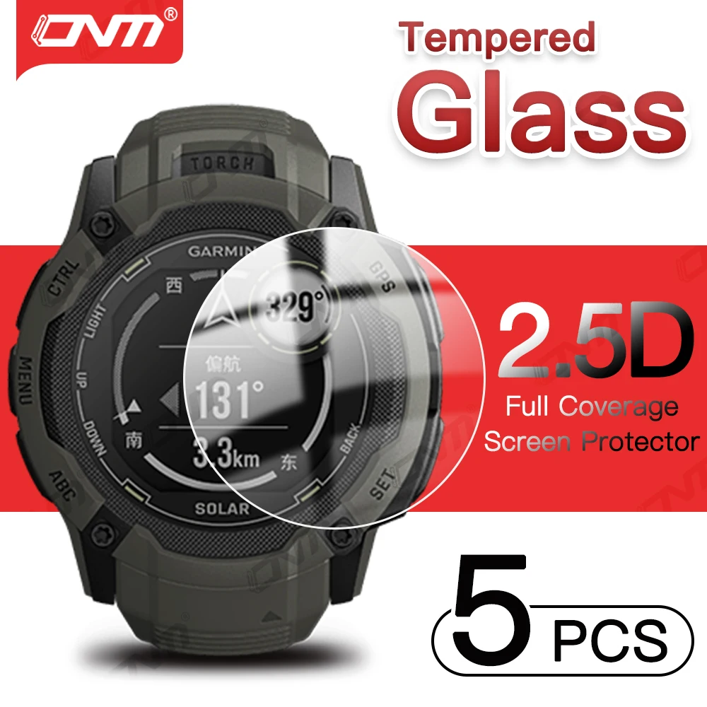 Screen Protector for Garmin instinct 2X Solar Tempered Glass Protection