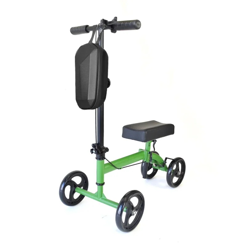 New Elderly Walking Walker with Brake, Foot Fracture Assisted Walker, Disability Smooth Walker, Foldable Comfort Walker