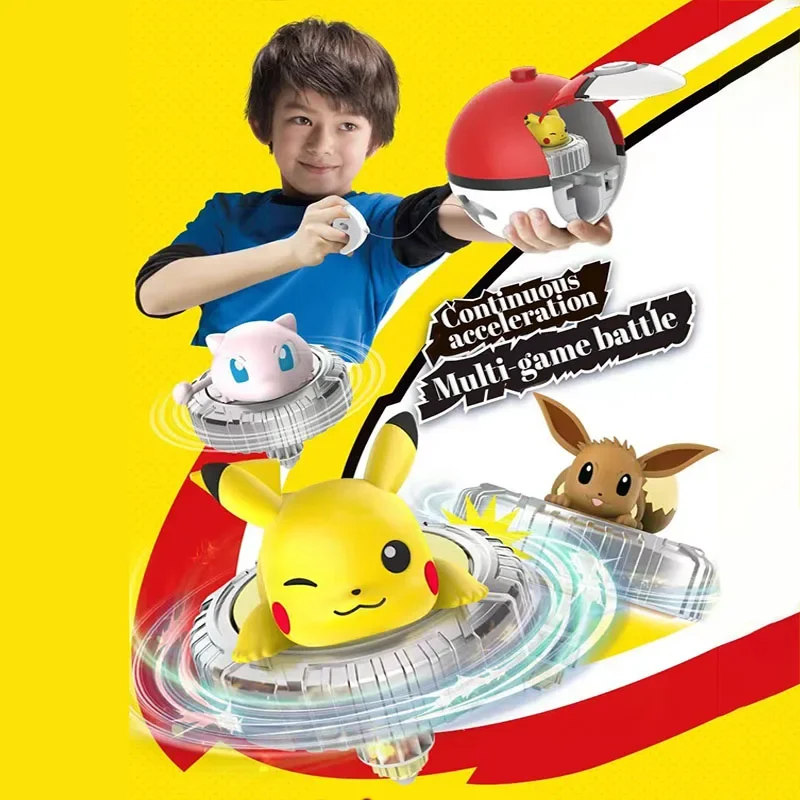 

Anime Pokemon Pikachu Tops Launchers Beyblade Magic Gyro Children Arena Toys Action Figure Boy Birthday Christmas Holiday Gift