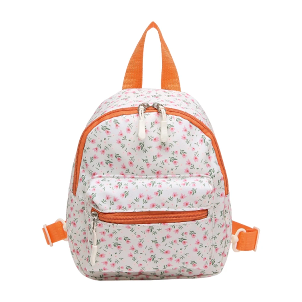 Floral Small Backpack Purse Travel Backpack Small Daypacks for Teens Girls Women Students 3