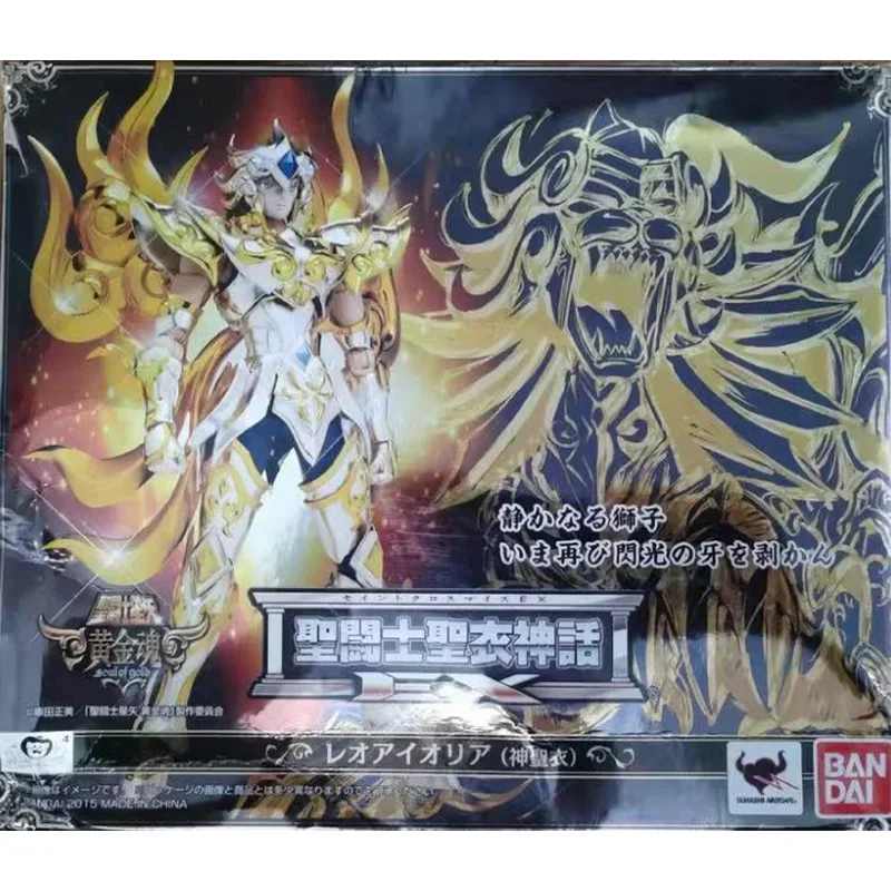 

Оригинальный тканевый Миф BANDAI Saint Cloth EX Leo Aiolia Soul Of Gold в наличии аниме Коллекционные фигурки модели игрушки