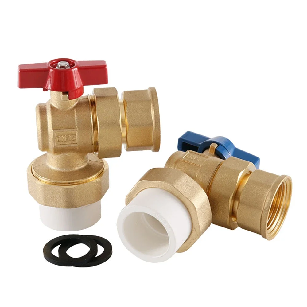 Floor Heating Valve Full Copper Angle PPR32 Ball Valve 1 Inch PPR Ball 32 Sub-collector Main Switch