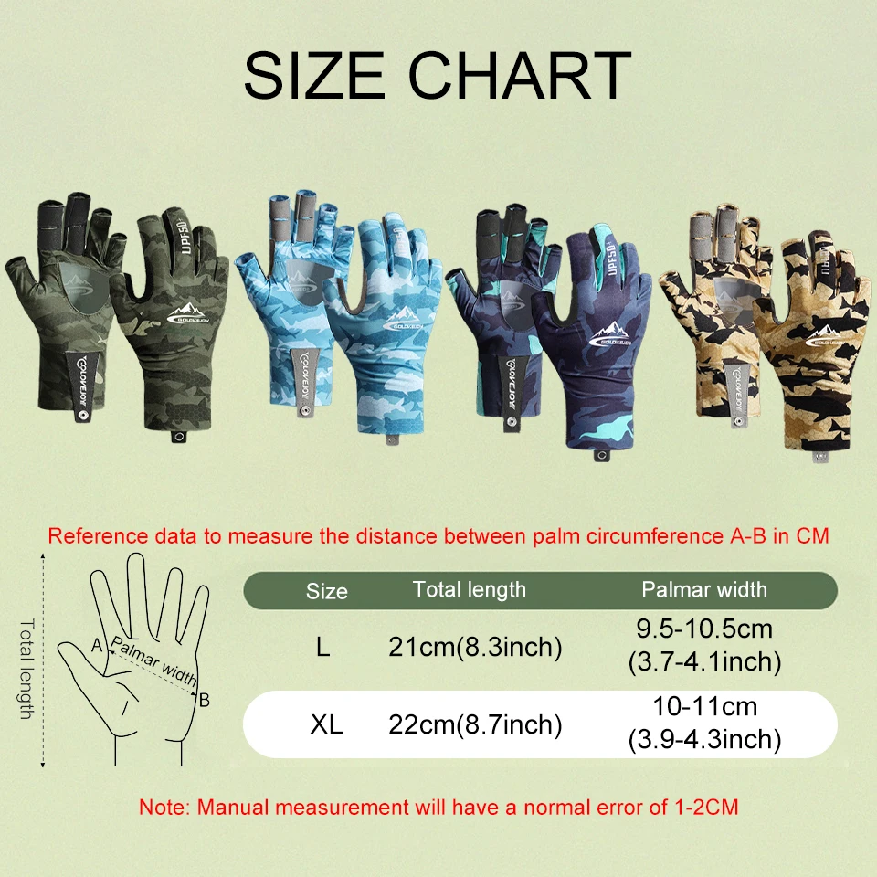 Fingerless Fishing Gloves Anti Slip Anti-cut Breathable High Elasticity Men Cycling Running Ice Silk