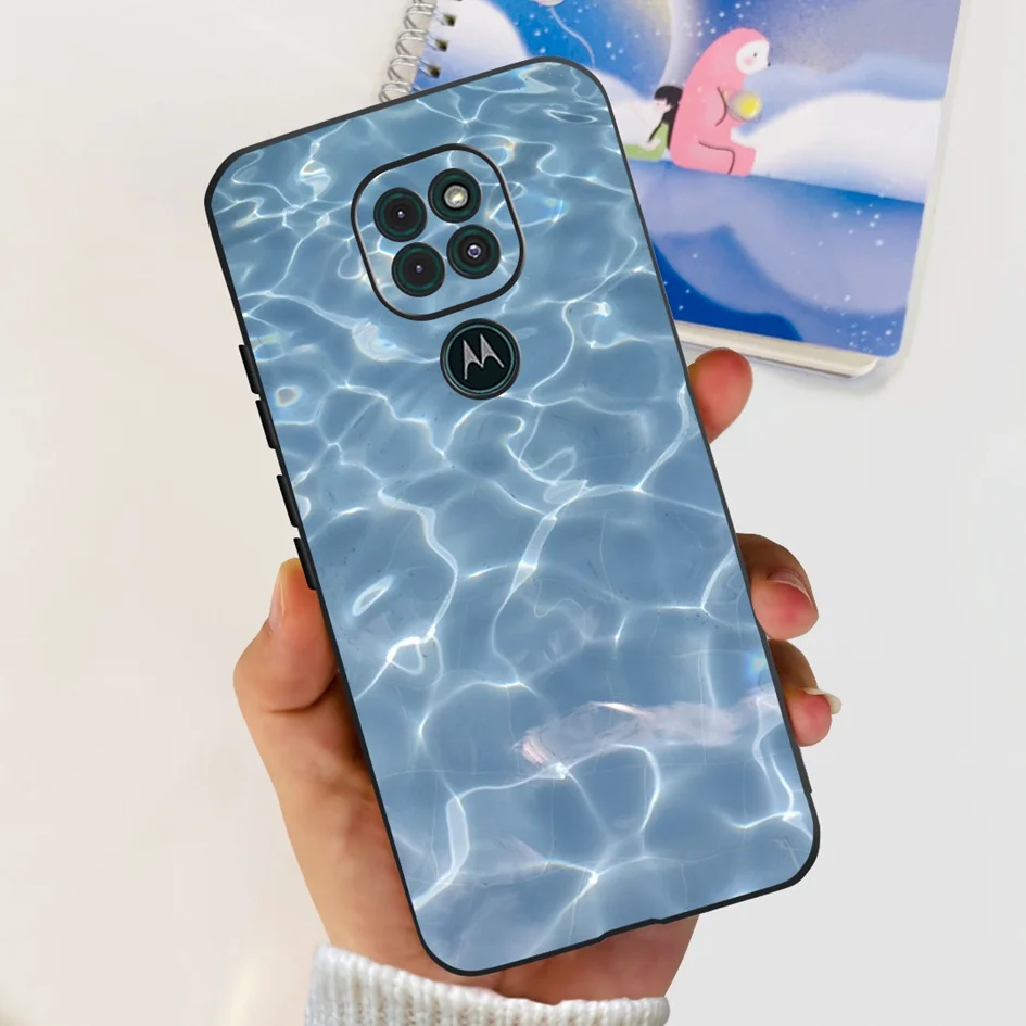 Elegant Flower Soft Silicone Case - Motorola Moto G9 Series