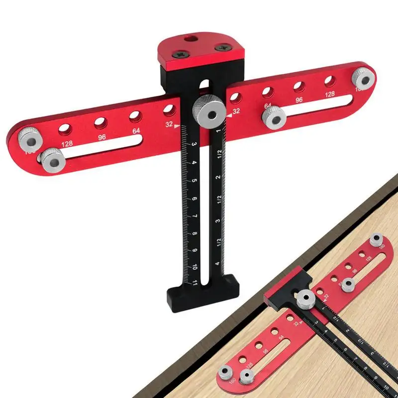 

Cabinet Handle Template Tool Adjustable Cabinet Handle Jig Portable Aluminum Alloy Cabinet Installation Tools For Kitchen