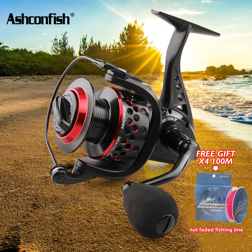 Ashconfish 5.01 Fishing Reel 2000 7000H Spinning Reel Drag Water