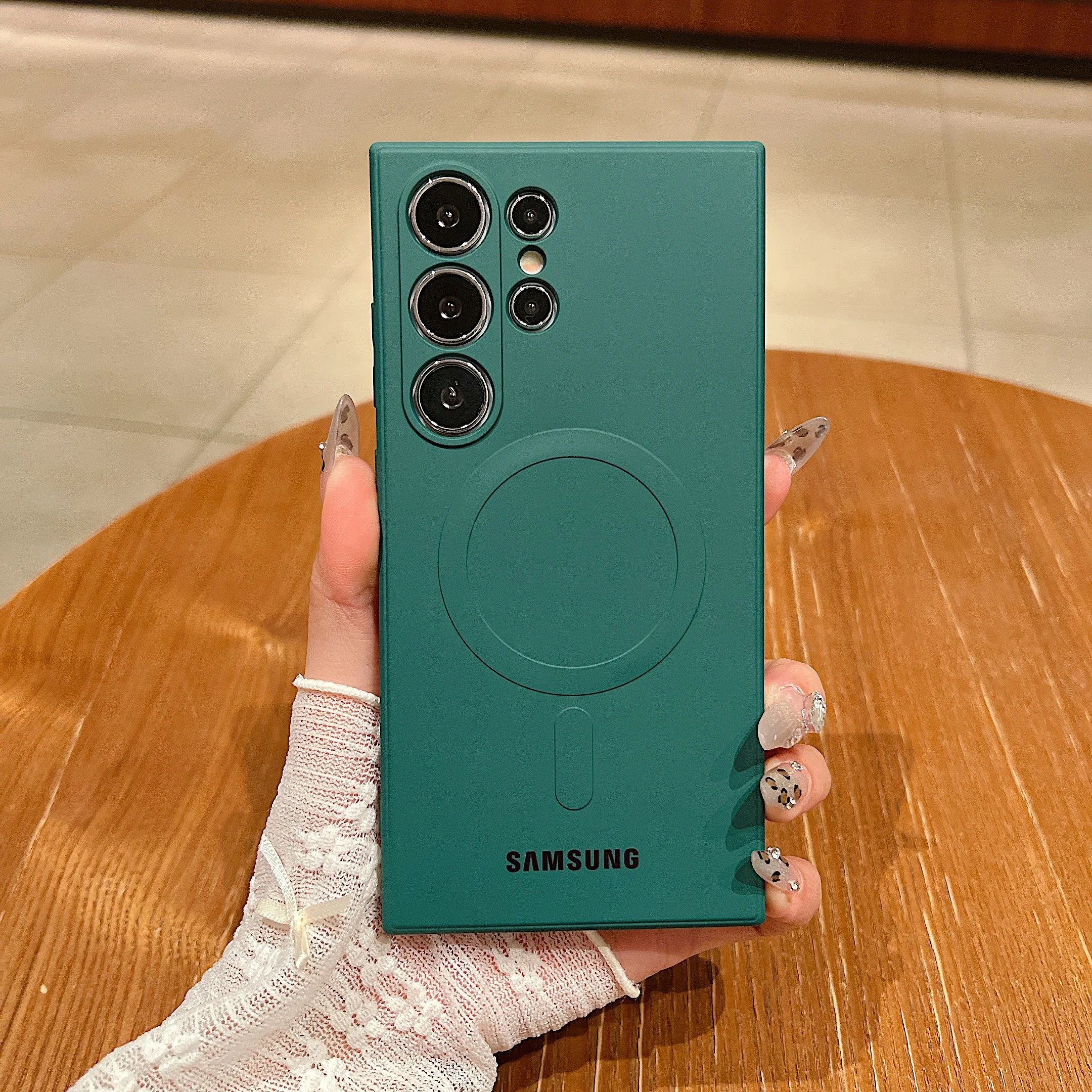 Enhanced Magnetic Silicone Case with Lens Protection - Soft Cover
