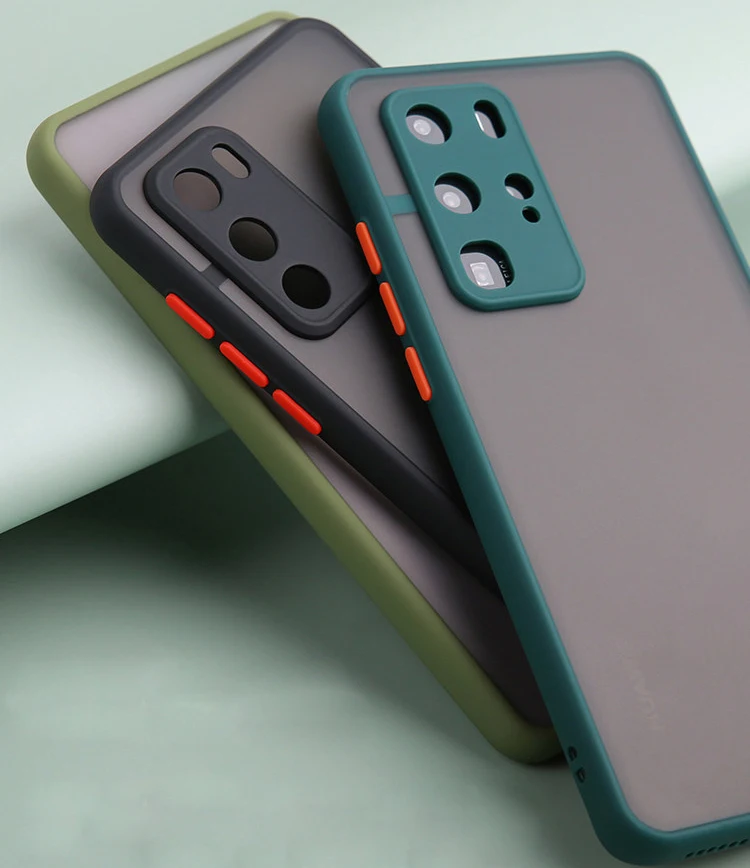Shockproof Armor Matte Phone Case Cover