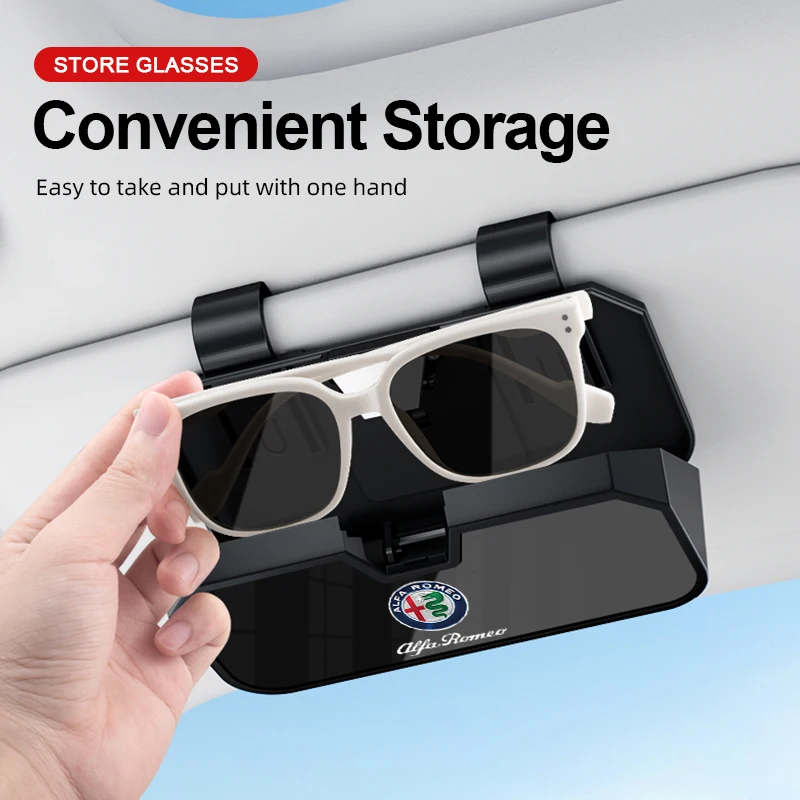 Car Sun Visor Sunglasses Organizer Box - Premium Vehicle Accessory