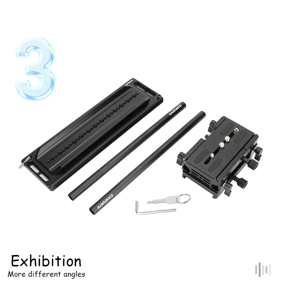 Baseplate, 15 milímetros Estúdio Varas para DSLR