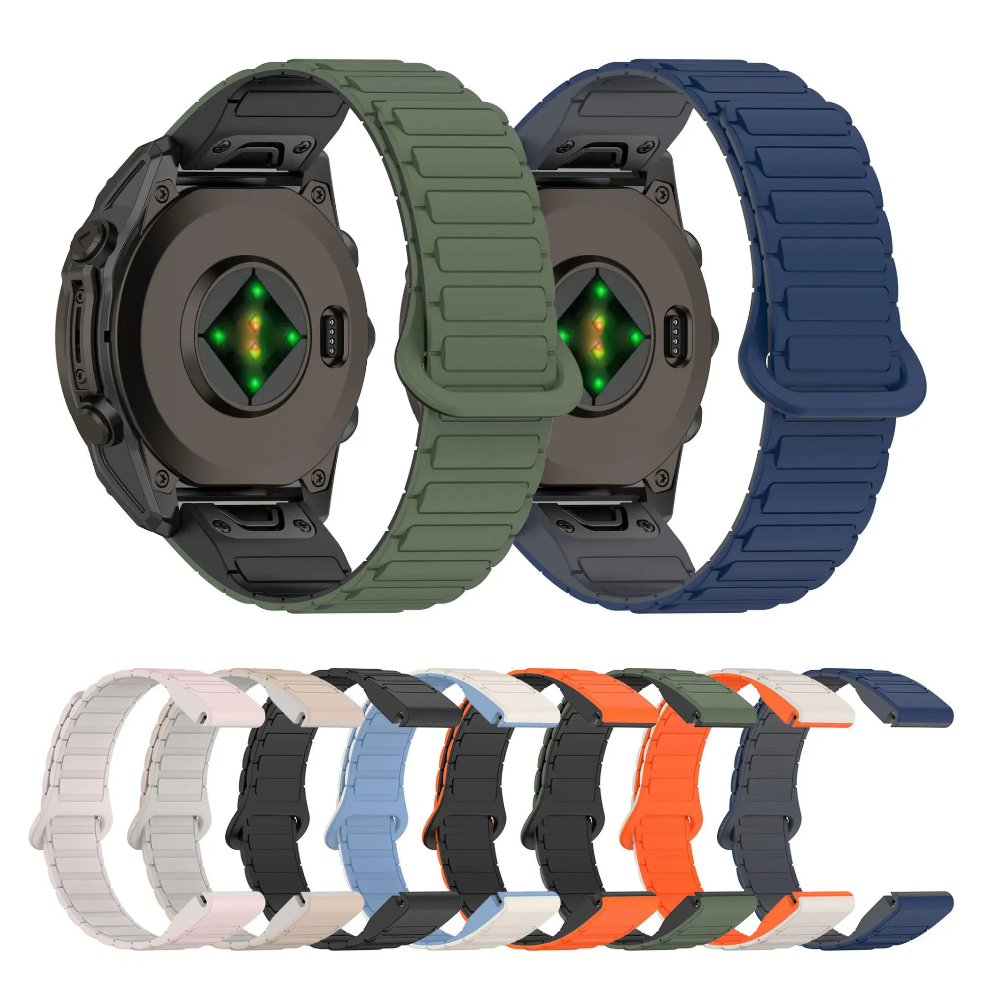 Silicone Magnetic QuickFit Bracelet Strap - Universal Fit