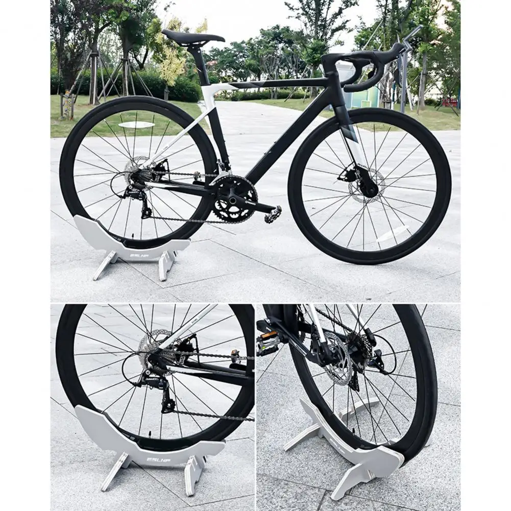 Bike Storage Rack Bicycle Parking Stand Versatile Wooden Bike Parking Rack Easy Installation Adjustable for Mtb for Indoor