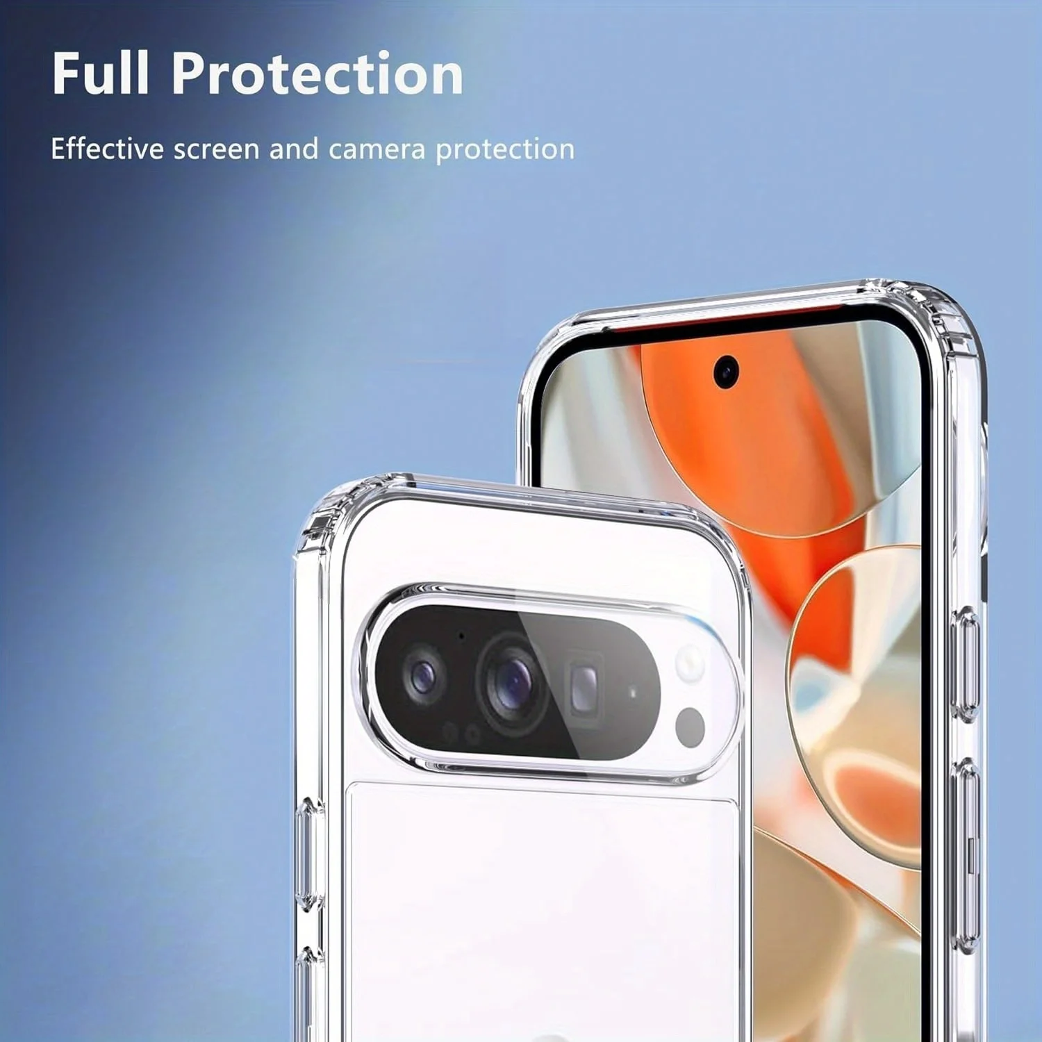 Crystal Clear TPU Shockproof Phone Case - Transparent Protective Cover