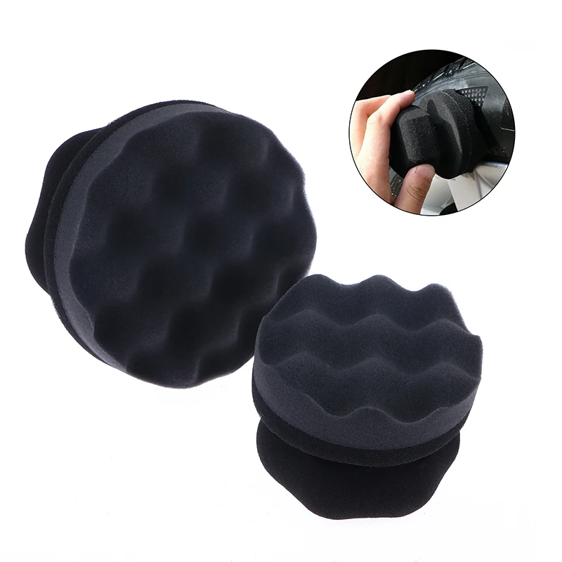 

Waxing Polishing Pads Applicator Accessories Black Hex Grip Replacement Soft Sponge Tire Dressing Useful