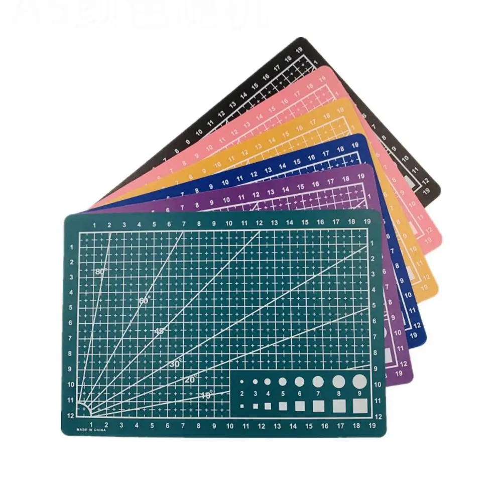 A3 PVC 커팅 매트 양면 작업대 패드, 커팅 보드, 패치워크 재봉, 수동 DIY 조각 패드, 가정용 가죽 공예 도구, 1PC