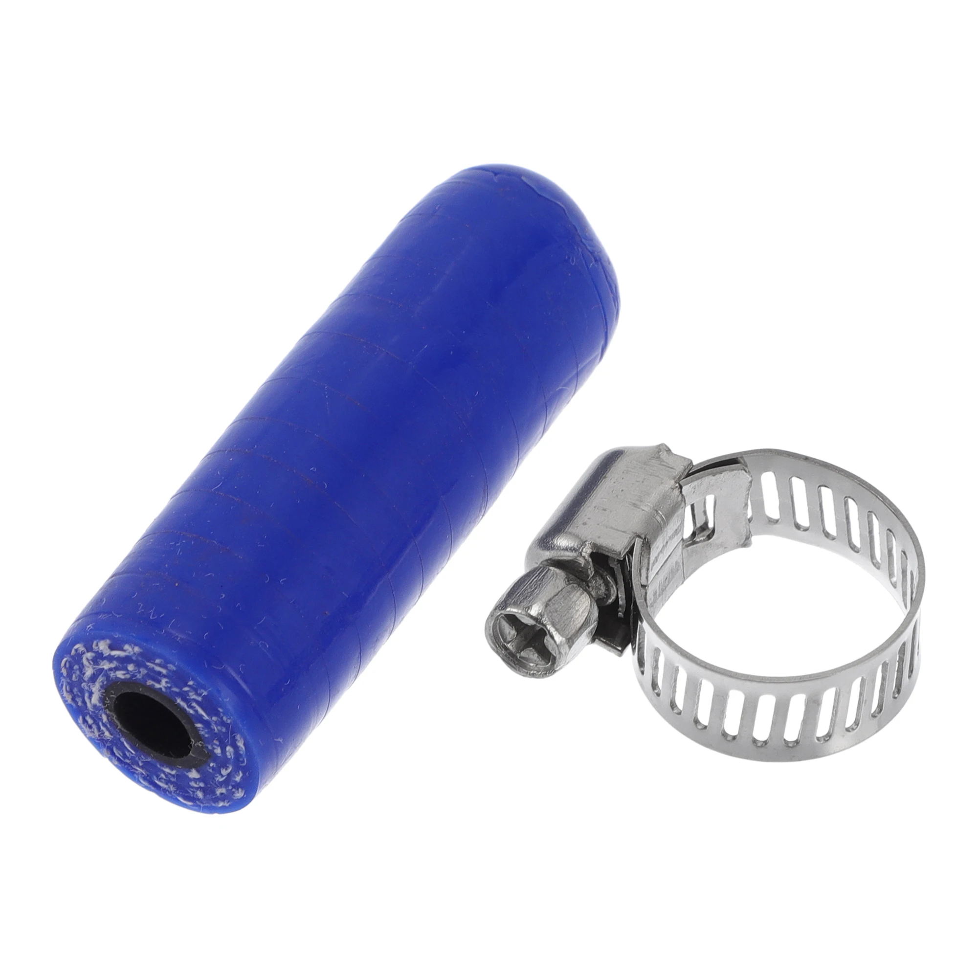UXCELL 6/8/10/12/14/16/18/20/22/25/28/30/32/35/38/40 mm Innendurchmesser, 40 mm Länge, blau, schwarz, Auto-Silikonkautschukschlauch-Endkappe mit Klemmen – Detail 7