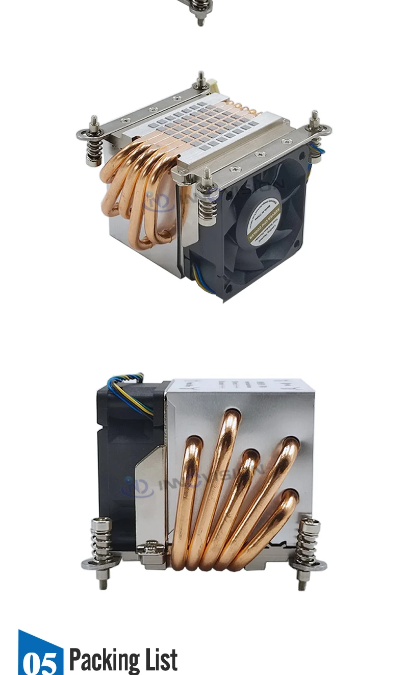 LGA115X, LGA1200, LGA1366, Refrigerador com ventilador 6025,