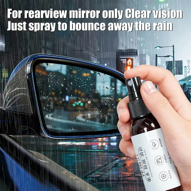 50ml Rainproof Anti-fog Agent For Car Glass Anti Rain Anti-Fog Coating Windshield Cleaner Inside Long Lasting For Glasses