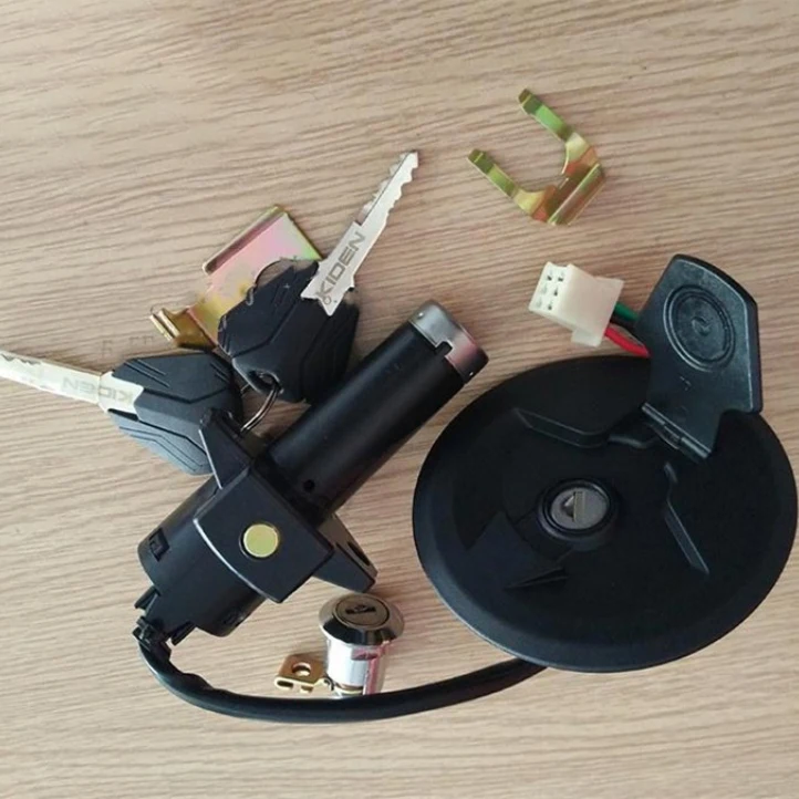 Motorcycle Upgraded Motorcycle Full Set Lock Ignition Switch Key Fuel