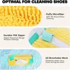1/2PCS  Reusable Plastic Shoe Washing Bag for Laundry - Sneaker Cleaning Kit for Stain Removal, Uncharged, No Battery Required 3