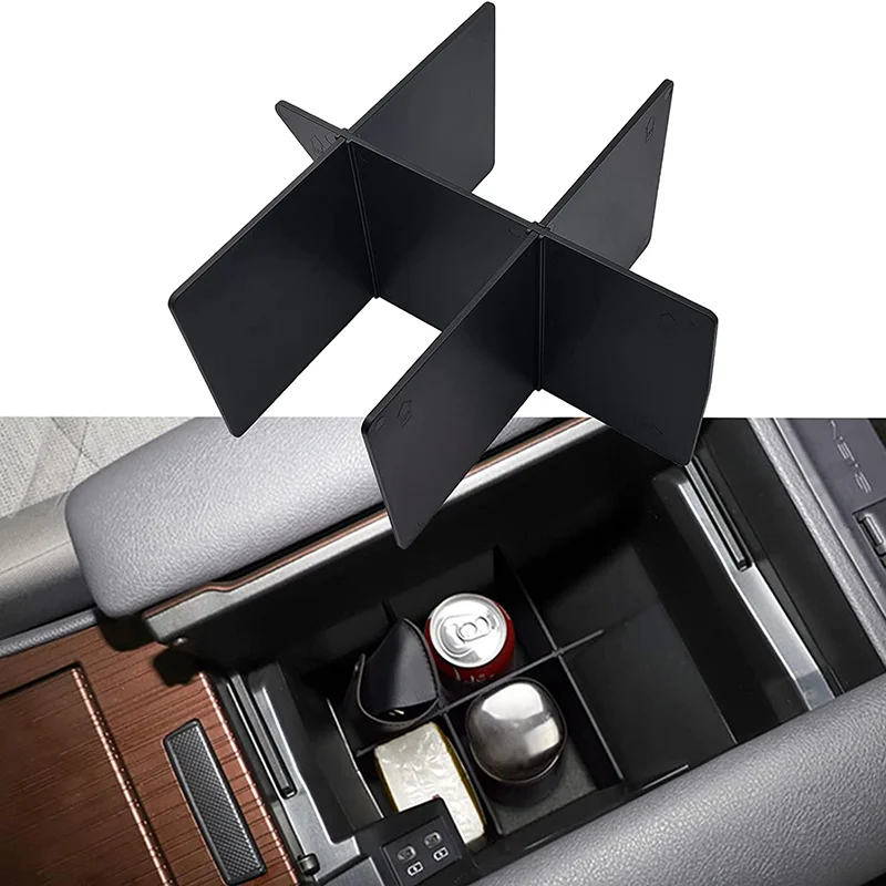 

For Toyota Sienna 4th Gen 2021 2022 2023 Accessories Center Console Organizer Insert Dividers Armrest Storage Box Tray Divider