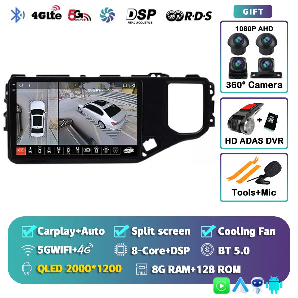 2K 8G-128G 360 DVR