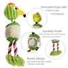 Plush Dog Toys for Small Large Pets Funny Bird Shaped Dogs Squeak Chew Ropes Toy Pets Interactive Supplies 2