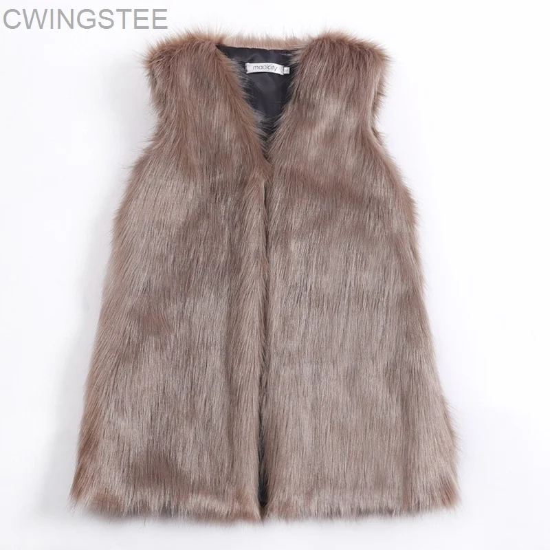 

2020 New Top Sale Spring Mink Faux Fur Coat Vest Casual Warm Winter Jacket Slim Futerko Soft Fur Jacket Fur Vest Feminin Jackets