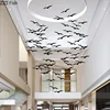 Abstract Art Seagull Ceramic Wall Hanging Ornaments Livingroom Room Aesthetics Ceiling Wall Decoration Suspension Bird Sculpture 2