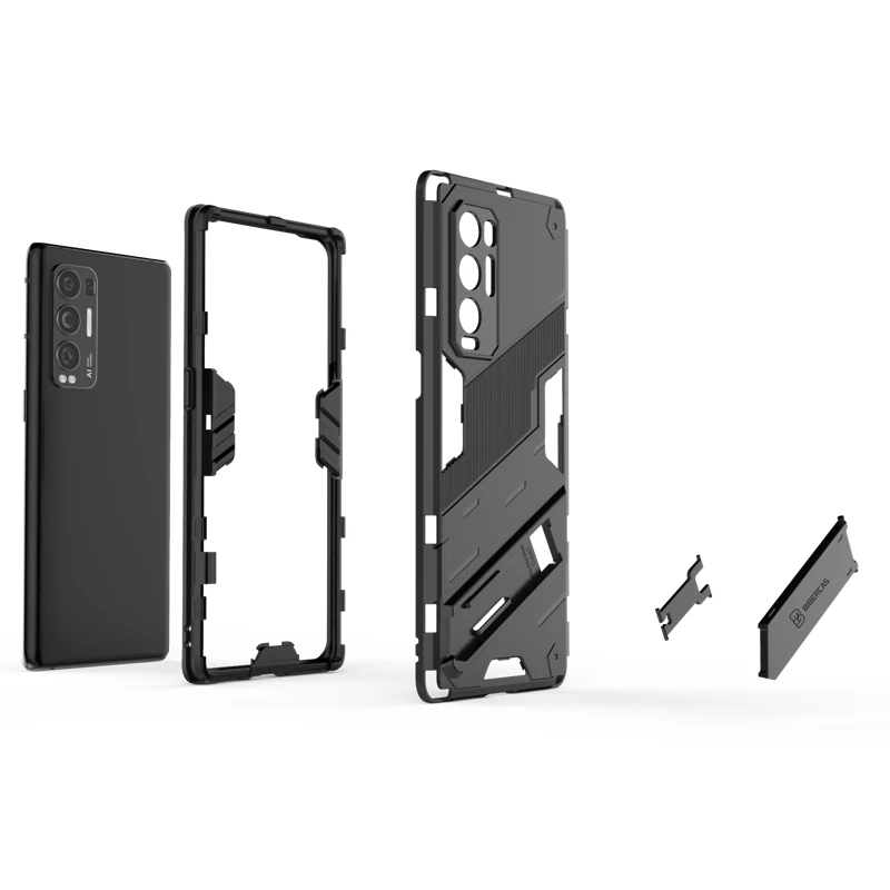 Custodia TPU Morbida Per OPPO Reno 5 Pro+ 5G, Cover Sottile Antiurto - Nero