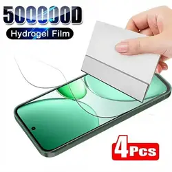 Premium Hydrogel Screen Protector Pack - 4Pcs, Advanced Scratch and Impact Protection for Hydrogel Film (Edge 60 5G)