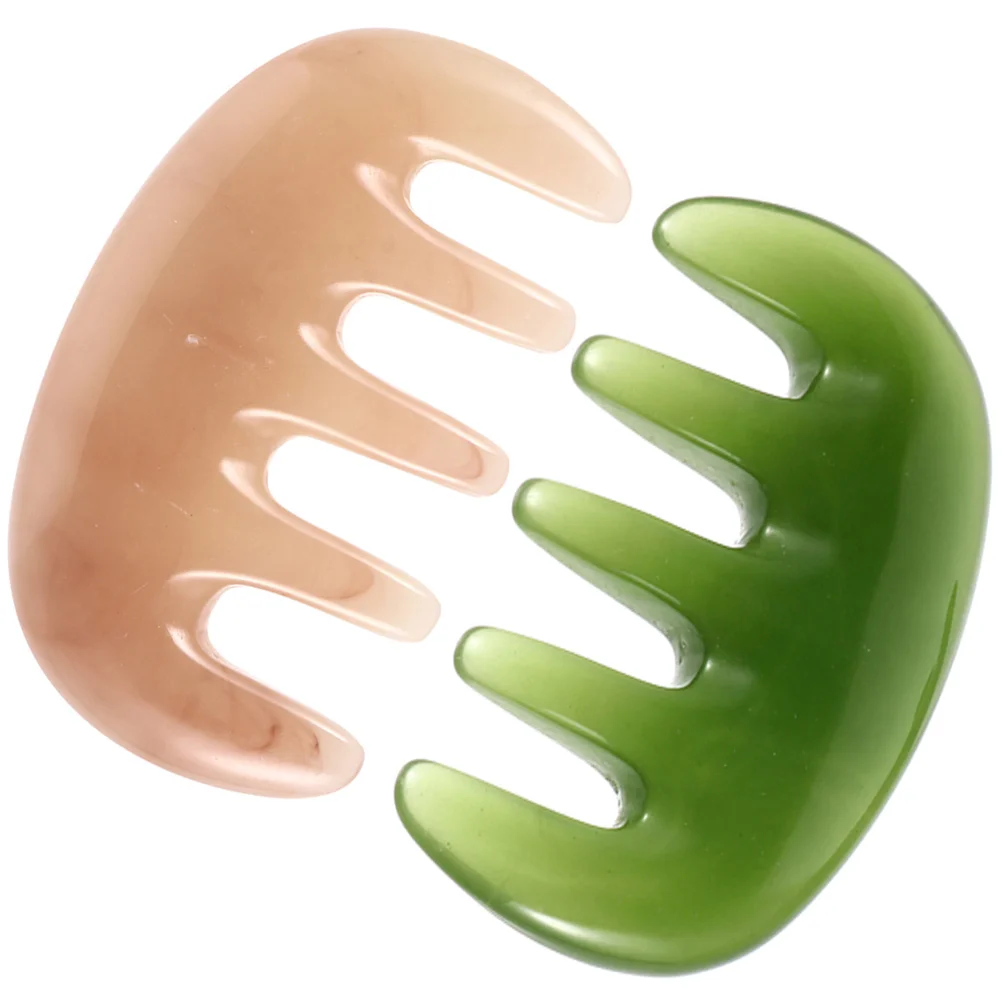 

Massage Comb Guasha Scraping Scalp Comb Handheld Head Massager Tool Gua Sha Meridians Comb Head Caring Relaxation