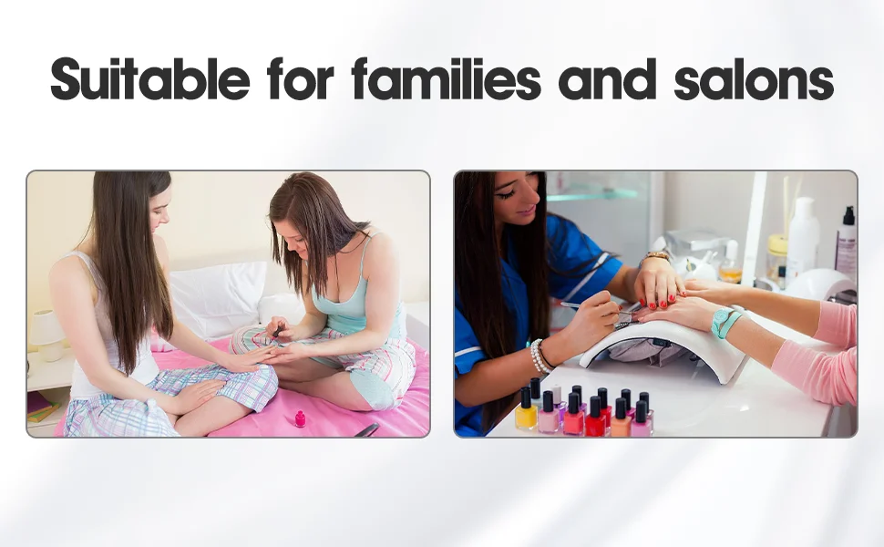 Description Picture 3 of itemYIKOOLIN Air Nail Dryer with Automatic Sensor Timing Air Nail Fan Blow Dryer for Both Hands and Feet Warm/Cool Wind Blower Dryer