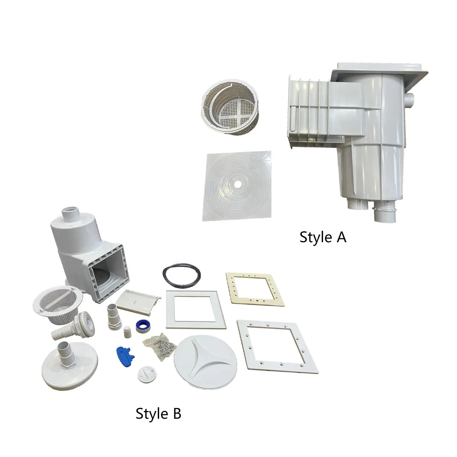 Ground Pool Kit Nozzle Water Outlet Wide Mouth Opening Ground Pool Filter for Swimming Pool Cleaning Equipment