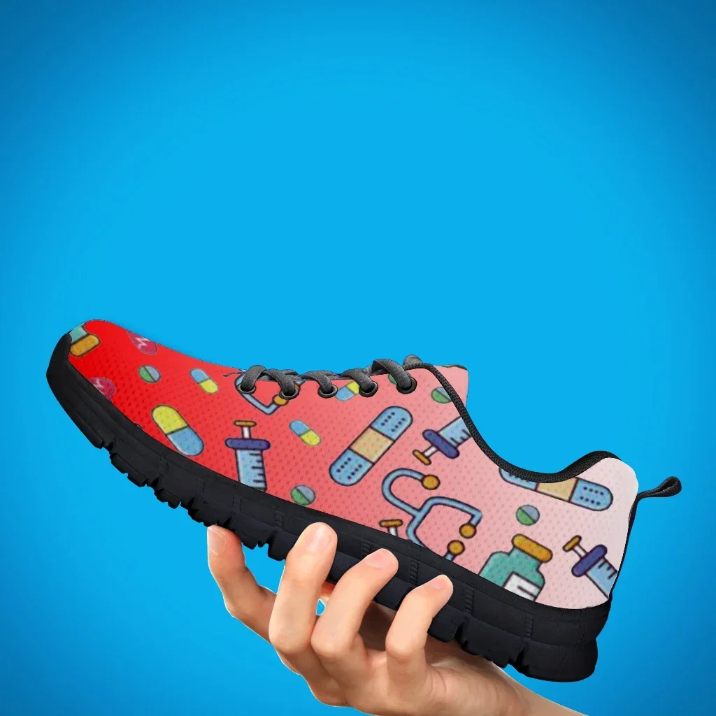 Gradient Color Surgeon Sneakers Medical Supplies Print Summer Comfortable Breathable Shoes Fashion Sneakers Zapatos