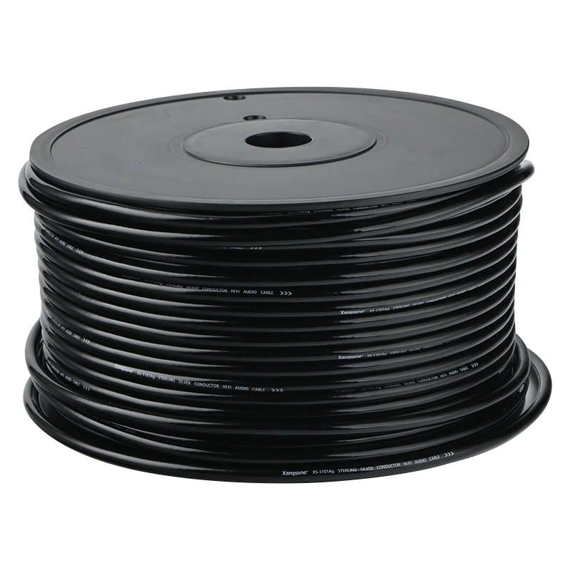 

Hi-Fi аудио 2-ядерный чисто серебристый аудиокабель для динамика AMP Interconnector XLR Rca кабели