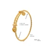 Gold Color Baby Bangles &bracelets Birthday Jewelry Best Gift for Girls Kids Child 4