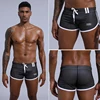 Brand Designer Men's Mesh Beathable Home Flat Pants Boxer Underwear Aro pants Breathable Pure Loose Fitting Underpants For Male 3