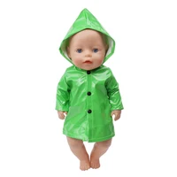 Imperméable bébé beurre Ocolar & Generation American pour enfants, manteau beurre pour fille, jouets pour enfants, accessoires vestisens, 43 cm, 18 po 3