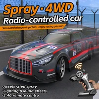 BGTOY 2.4G RC Car 4WD Spray Remote Control Car High Speed Drift Monster With Music LED Light For Kids Boys Toys Christmas Gifts 2
