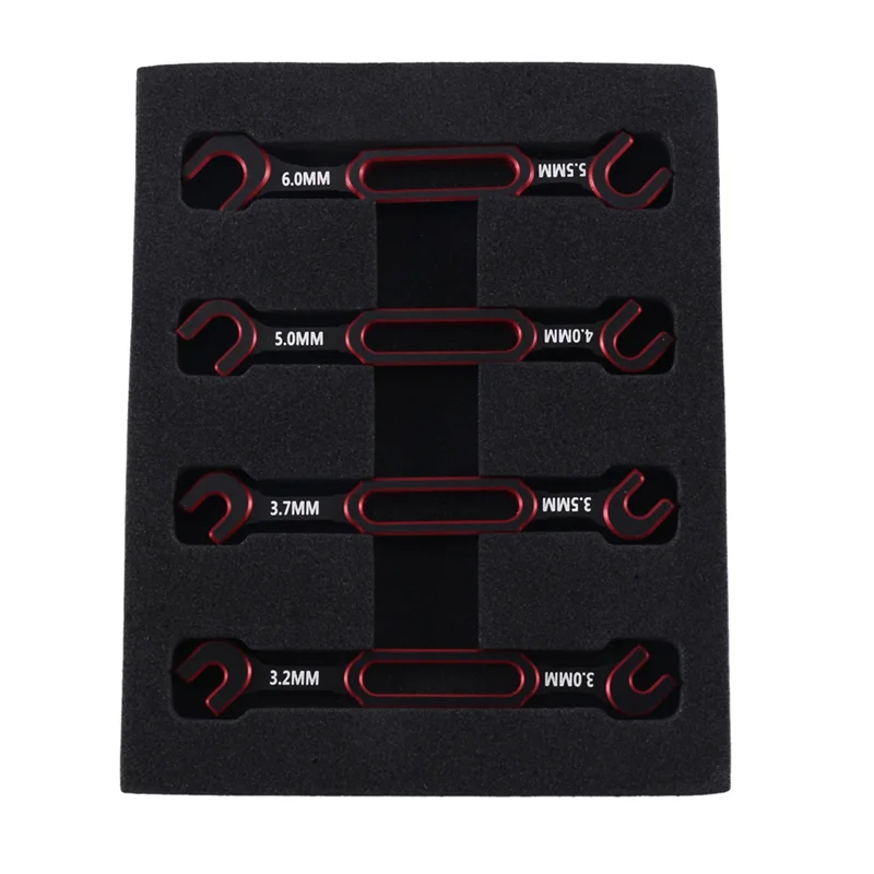 더블 엔드 범용 스패너 턴버클 렌치, RC카 Traxxas Axial SCX10,1, 3-3.2 3.5-3.7 4-5 5.5-6mm, 4 개