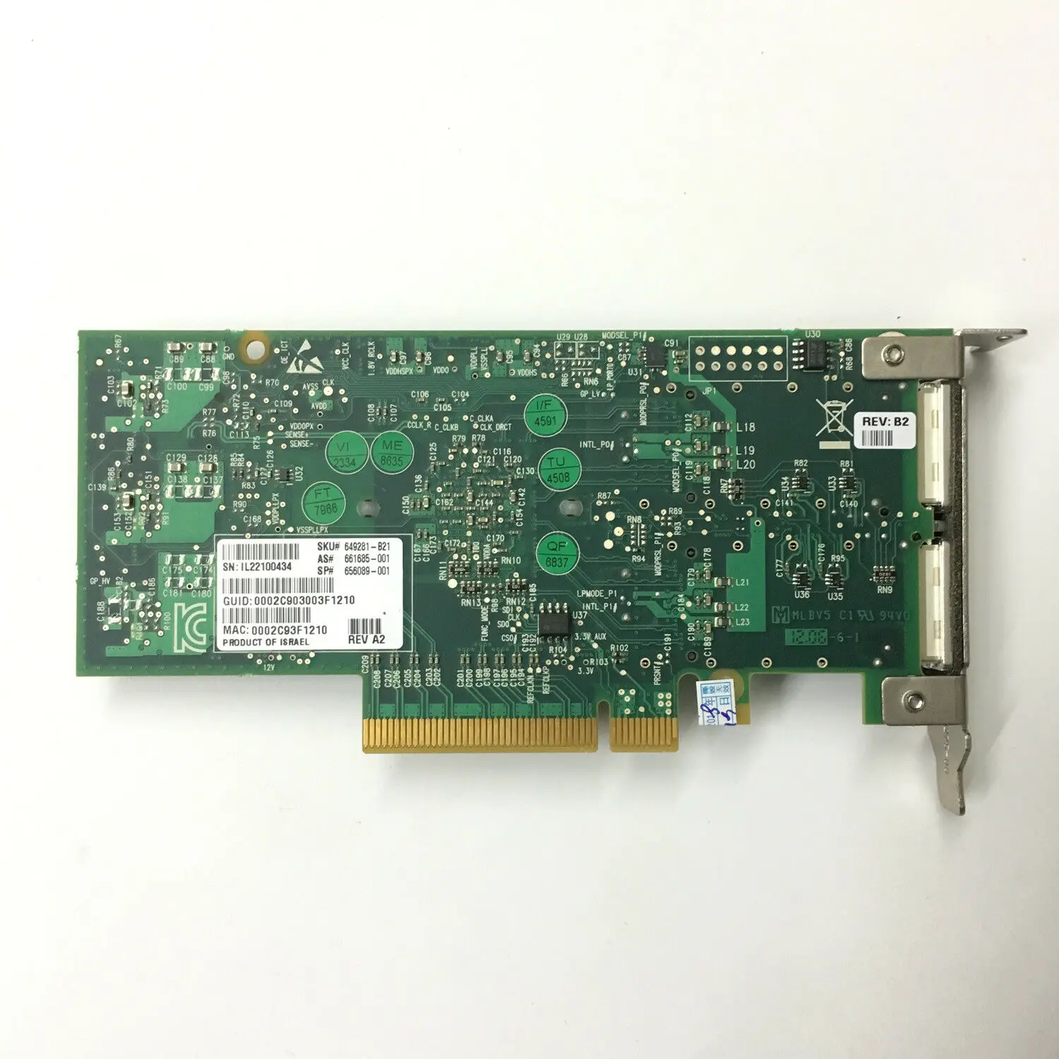 Mellanox ConnectX-3 CX354A デュアル 40GbE QSFP - MCX354A-FCBT に