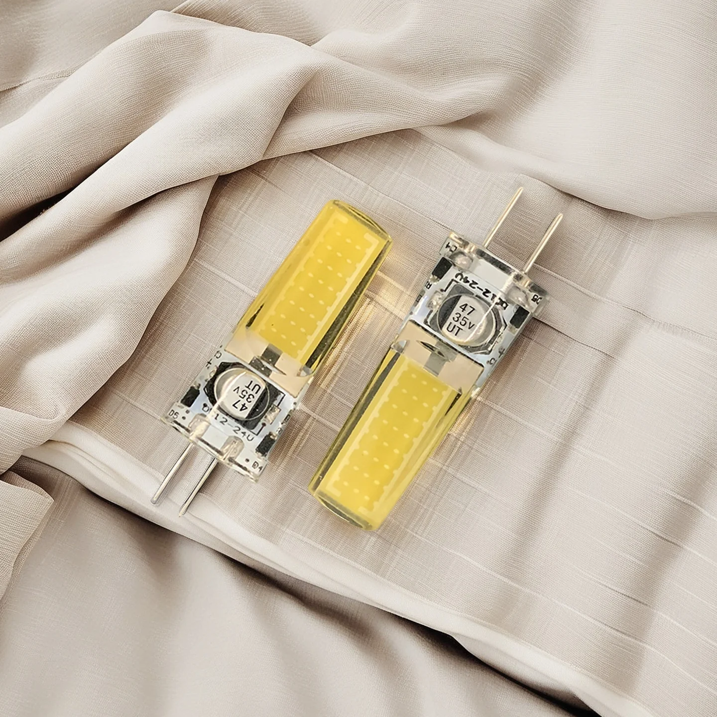 디밍 가능 LED COB 10W GY6.35 G4 AC / DC 12V LED GY6...