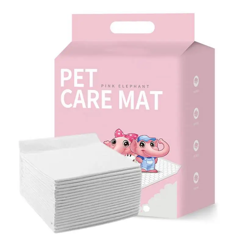 

Pee Pads For Dogs Potty Pet Training Pads Pet Diaper Pads 100 PCS Thick Floor Pee Protector Puppy Essentials For Pets Hamsters
