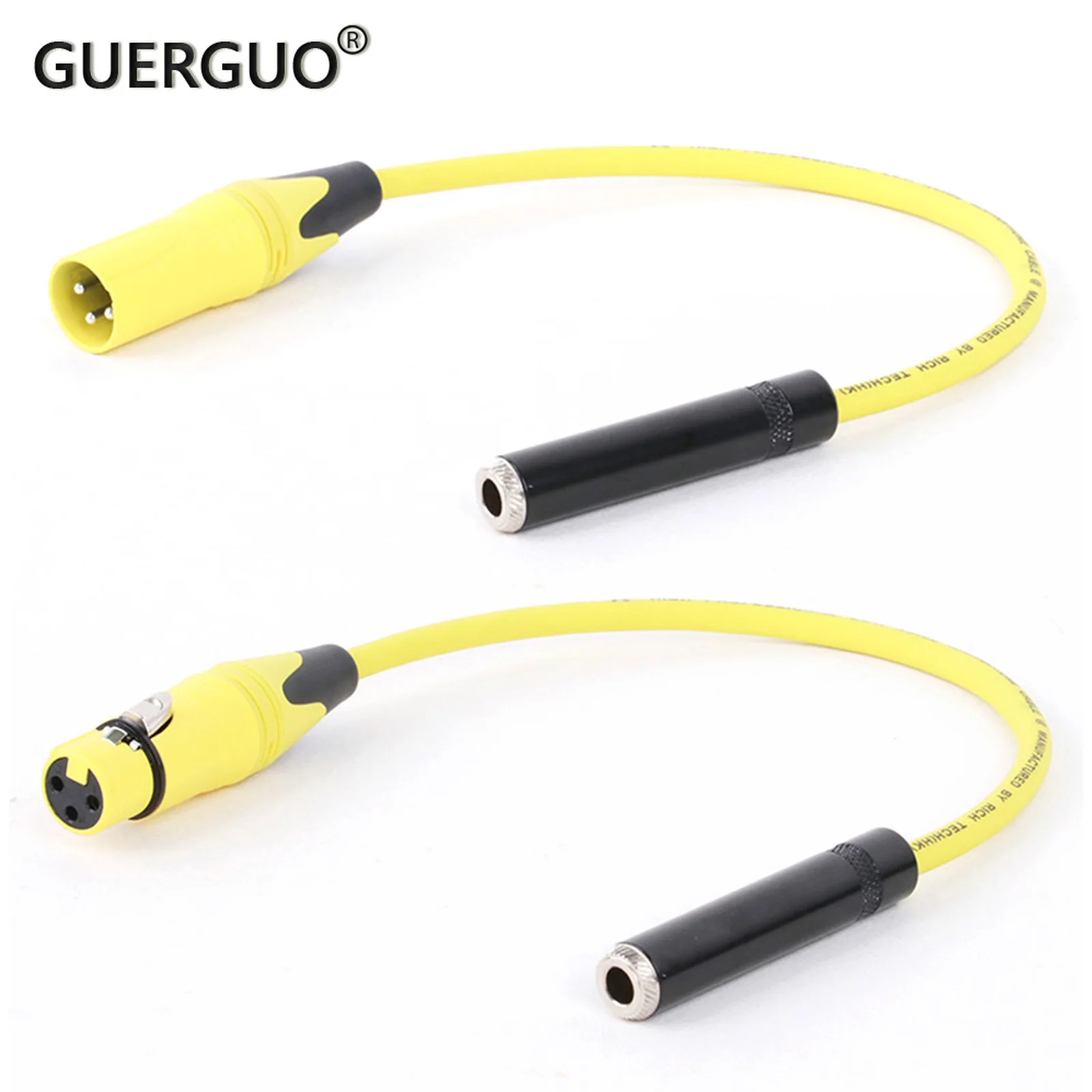 1pcs Spezialität 6,35mm 0,3 Zoll Stereo trs Buchse zu 3pin xlr Buchse/Stecker Audio kabel für Gitarren mikrofone M-15M